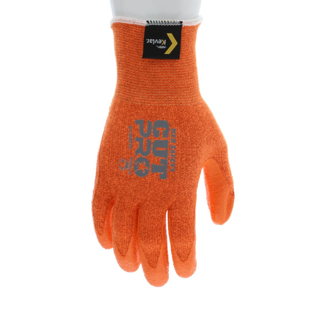 MCR Safety CutPro 13 Gauge Orange DuPont Kevlar Aramid Shell Cut Resistant Work Gloves from GME Supply
